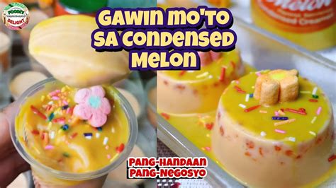 Ber Months Negosyo Recipe Ganito Ang Gawin Mo Sa Melon Condensed Milk Patok Na Negosyo With