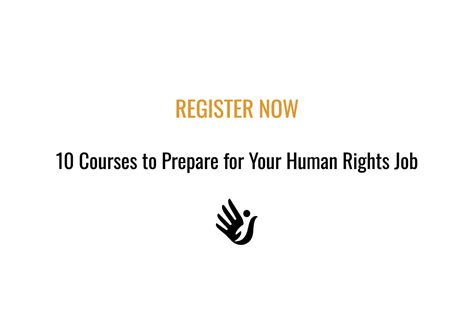 10 Courses To Prepare For Your Human Rights Job Human Rights Careers