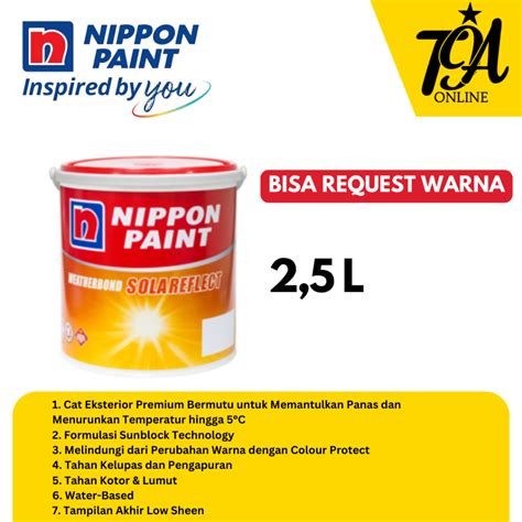 Jual Cat Tembok Eksterior Premium Weatherbond Solareflect Nippon Paint