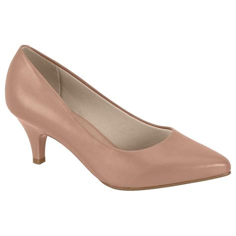 Scarpin Feminino Napa Nude Beira Rio Bege