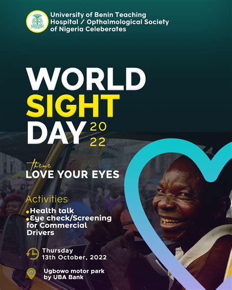 World Sight Day Love Your Eyes Ubth 2022