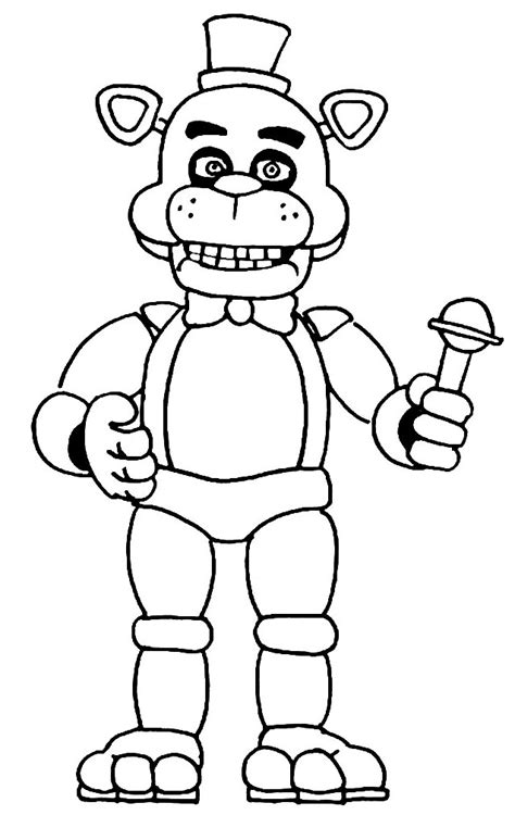 Disegno Da Colorare Freddy Fazbear Fnaf Ausmalbilder