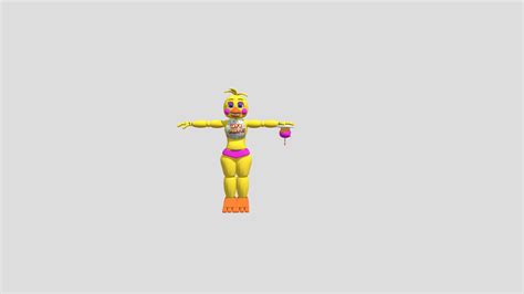 Toy Chica Download Free 3d Model By Dwall8611 [3deaf58] Sketchfab