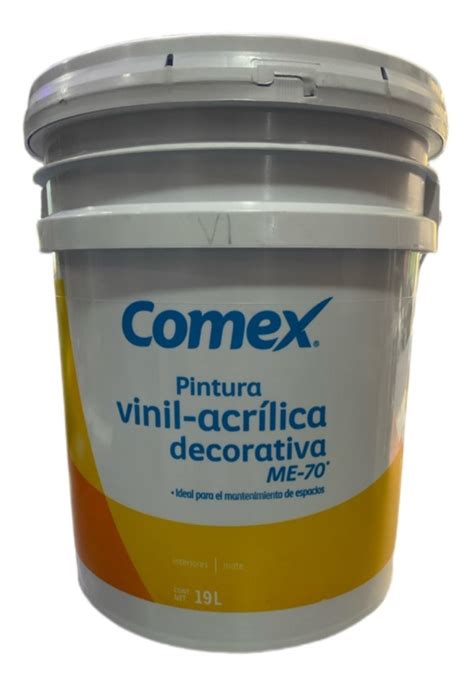 Pintura Vinil Acr Lica Blanca Comex Me Interior L Meses Sin