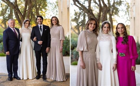 Así fue la boda de la hija de Rania de Jordania el vestido de Dior de