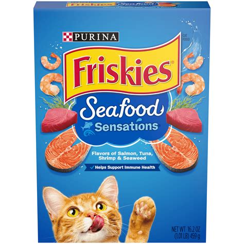 Purina Friskies Seafood Sensation Dry Cat Food Oz Small Bag