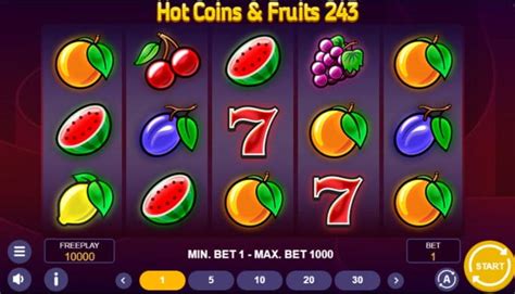 Hot Coins Fruits 243 Gra Hazardowa Za Darmo