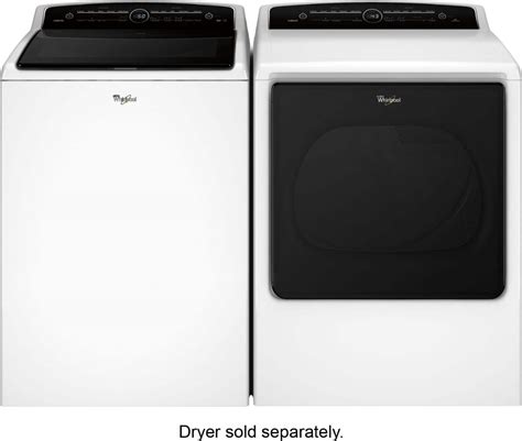 Whirlpool Wtw8500dw 53 Cu Ft Cabrio Top Load Washer W