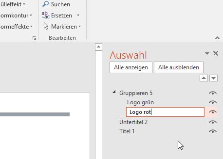 Video Tutorial Microsoft PowerPoint Objekte Umbenennen