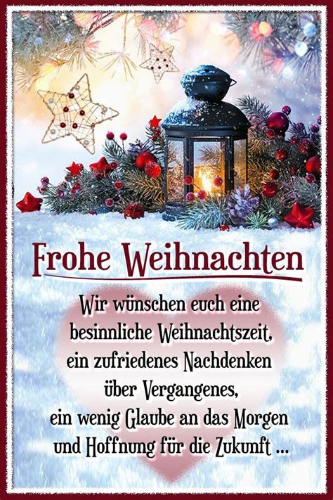 WIR wünschen EUCH Frohe weihnachten wünsche Besinnliche sprüche