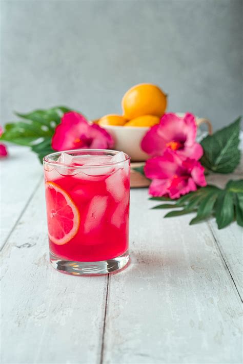 Refreshing Hibiscus Lemonade Chelsea Dishes