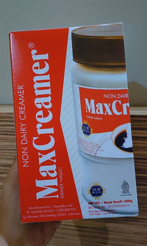 Indocafe Max Creamer Non Dairy Creamer Gr Max Creamer Big Size