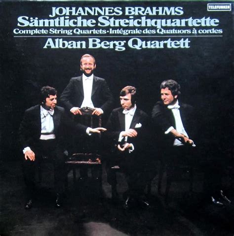 Brahms Sämtliche Streichquartette Complete String Quartets Alban