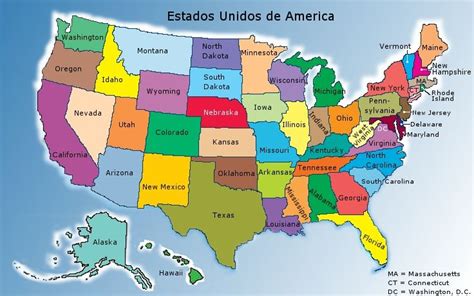 El Mapa De Los Estados Unidos Yoshi Katheryn