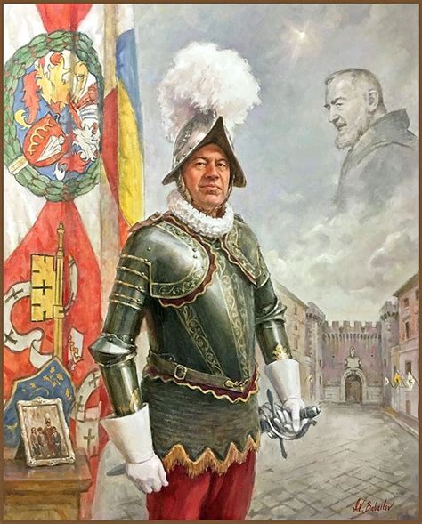 Official Portrait Of The Pontifical Swiss Guard S Commander By Igor