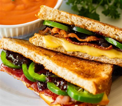 Blackberry Bacon Grilled Cheese The Joy Filled Kitchen