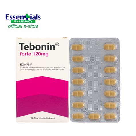 Tebonin Forte 120mg EGb 761 Ginkgo Biloba Extract For Improving