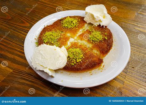 Kunafa Stock Photo Image Of Arab Cream Milk Dough 168560044