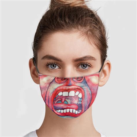 King Crimson Face Mask | Allbluetees.com