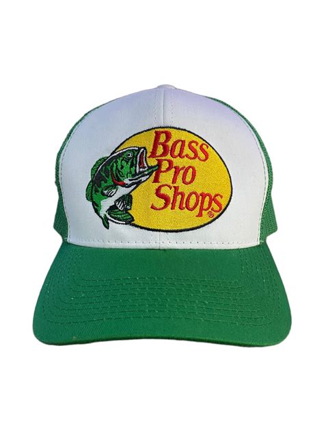 Gorra Bass Pro Shop Color Verde Blanco Para Caballero