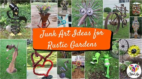 Junk Art Ideas For Rustic Gardens Decoration Inspirations For