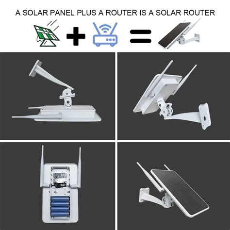 Solar Panel Battery Powered Wifi 3g 4g Sim Card Router Wireless 4g