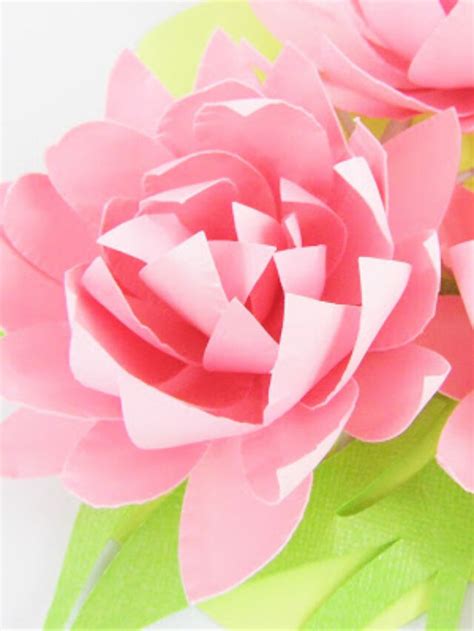 Easy Diy Small Paper Flowers Lotus Style Story Abbi Kirsten Collections