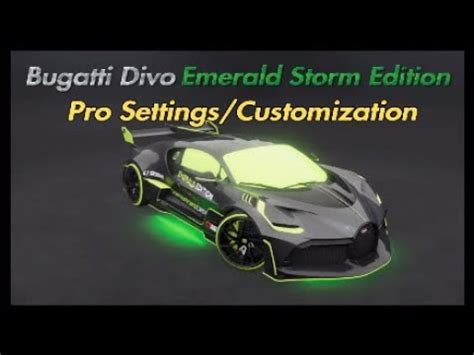 The Crew 2 Bugatti Divo Emerald Storm Edition Pro Settings YouTube