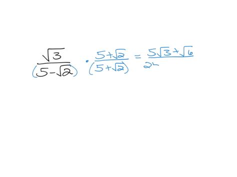 Solved Racionalice El Denominador De Cada Expresi N Suponga Que Todas