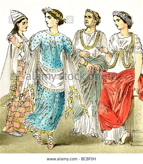 Etruscan Womens Clothing Ancient Greek Clothing Ancient Cultures