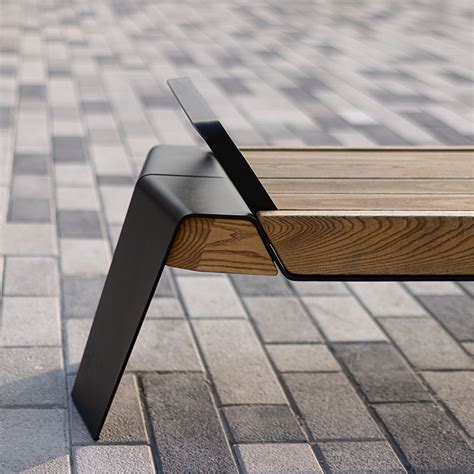 Piazza Urban Bench By Morelli Urban Furnishing