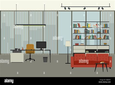 Directors Office Interior Stock Vector Image And Art Alamy