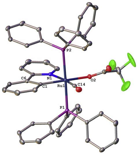 Solid State Structure Of A Showing The Probability Ellipsoids All