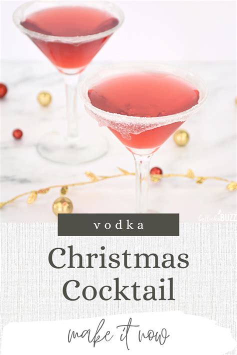 Best Christmas Cocktail Recipe Santas Little Helper Bullocks Buzz