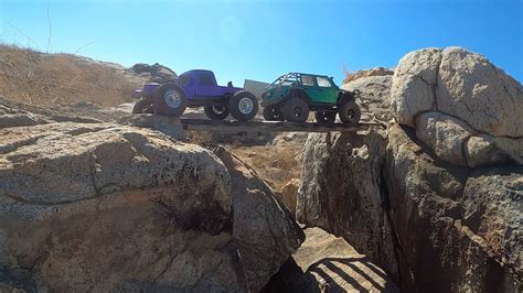 Rc Crawling Moreno Valley With The Axial Scx10 3 And The Traxxas Trx4