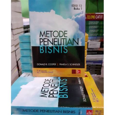 Jual METODE PENELITIAN BISNIS Edisi 12 Buku 1 By Cooper Schindler