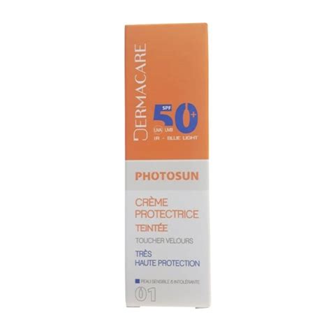 DERMACARE PHOTOSUN CRÈME Teinté 01 PROTECTRICE SPF50 tunisie