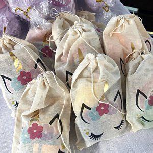 Unicorn Party Favor Bags With Gold Foil Horn Etsy Unicorn Party