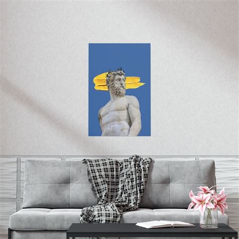 Zeus Poster Print: Greek Mythology Wall Art Power and - Etsy