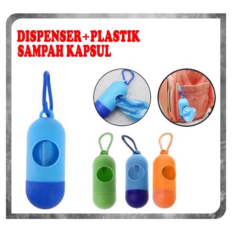 Jual Case Kapsul Dispenser Portable Holder Tempat Kresek Sampah Bekas