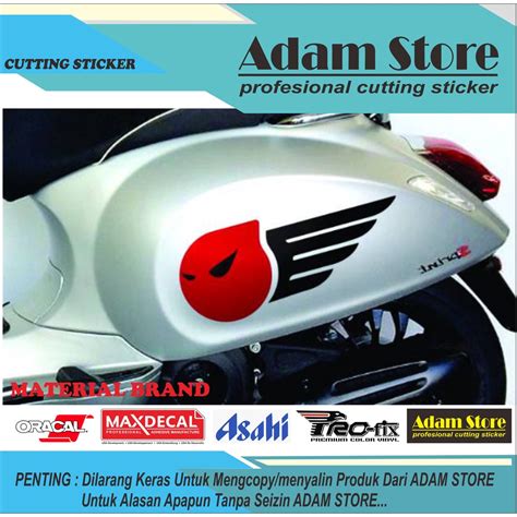 Vespa Motorbike Sticker Model Marus Facetory Sticker Motorbike Vespa