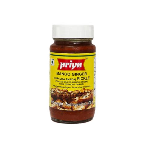 Priya Mango Ginger Pickle Without Garlic G