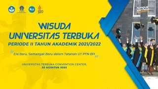 Wisuda Universitas Terbuka Bengkulu Periode II Tahun Doovi