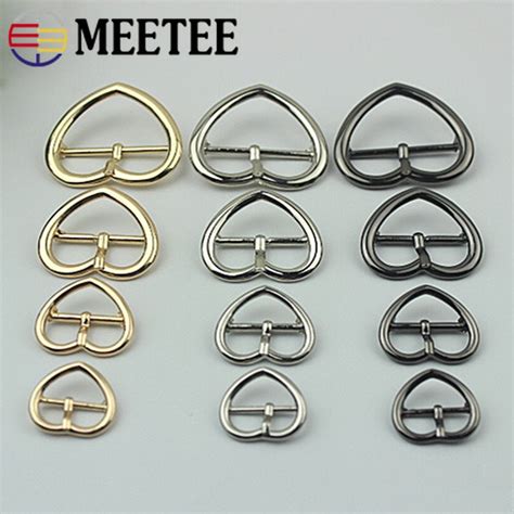 Meetee Boucles En Forme De Cœur En Métal 5 Pièces Id20 24 31 39mm