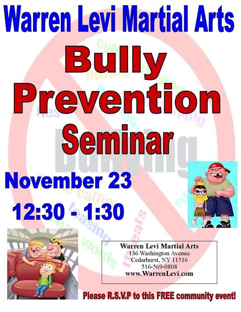 FREE Bully Prevention Seminar | Five Towns, NY Patch