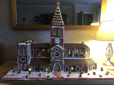 My Gingerbread Cathedral From Christmas Rbaking