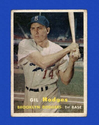 Topps Set Break Gil Hodges Low Grade Filler Gmcards Ebay