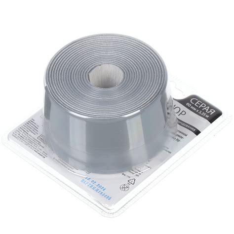 Бордюрная лента для ванн 60 мм, серая, 3.35 м, Аккурат в Москве: цены ...