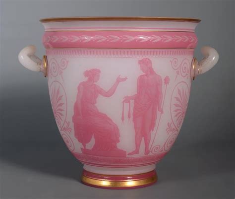 Cristallerie De Baccarat Neo Greek Krater Shaped Vase Made Out Of