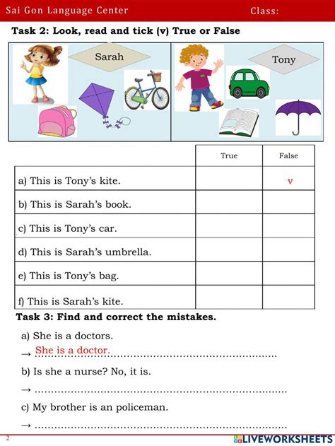 Billy S Teddy Interactive Activity Live Worksheets